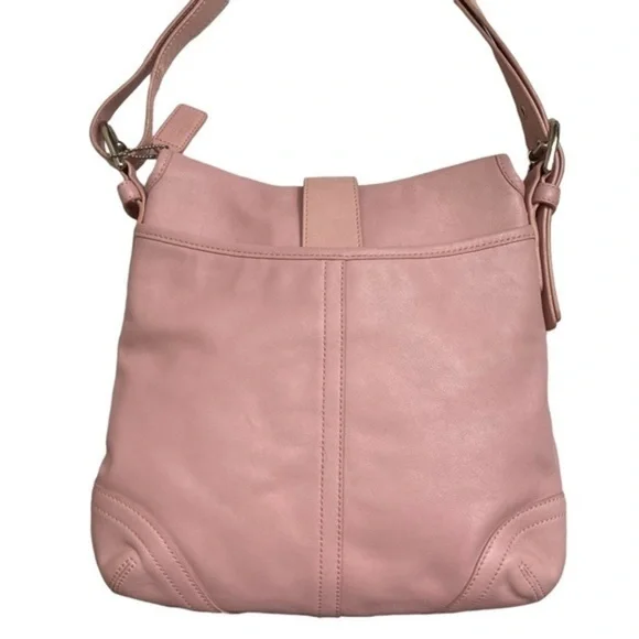 Coach pink leather soho two way crossbody messenger bag - Picture 3 of 16